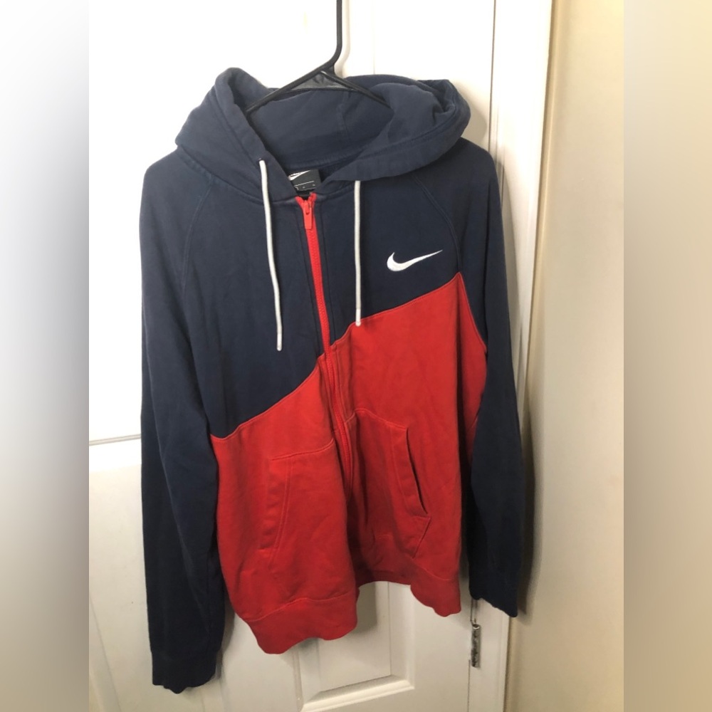 Blue/ red Nike jacket size large